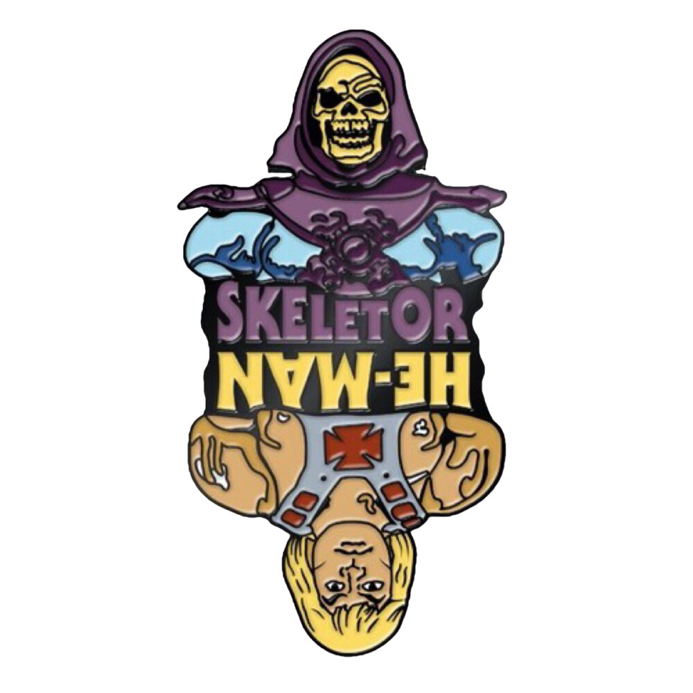 He-Man and Skeletor Pin Badge