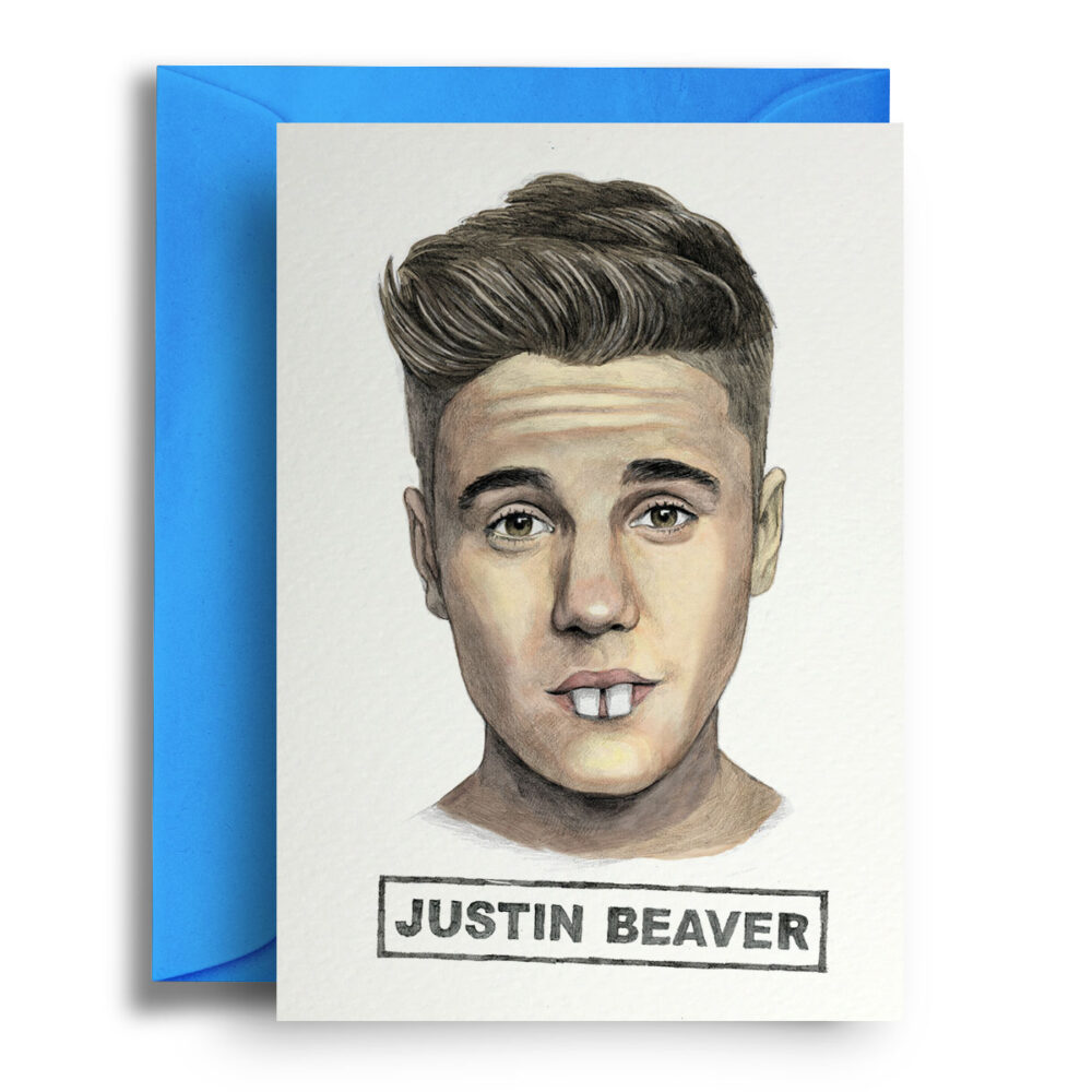 Justin Beaver Card