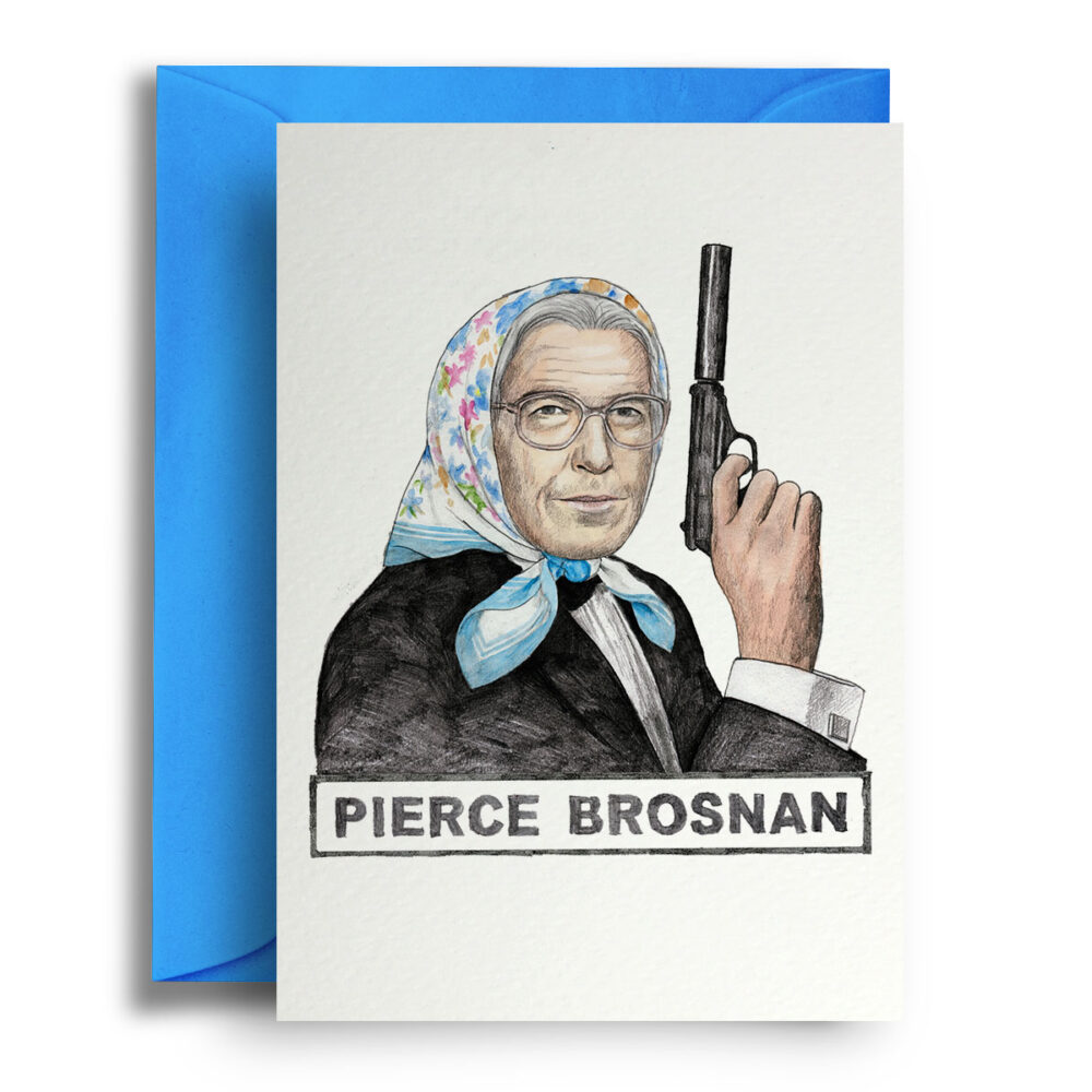 Pierce Brosnan Card