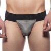 Prowler RED Pouch Leather Jockstrap Grey - Image 2