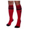 Prowler RED Football Sock Red/Black OS - Image 2