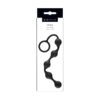 Me You Us Onyx Silicone Anal Beads Black - Image 3