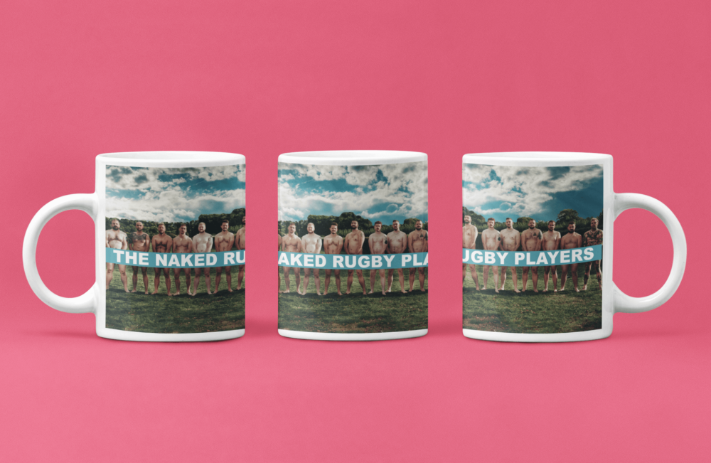 The Naked Rugby Players 2023 Cover Mug