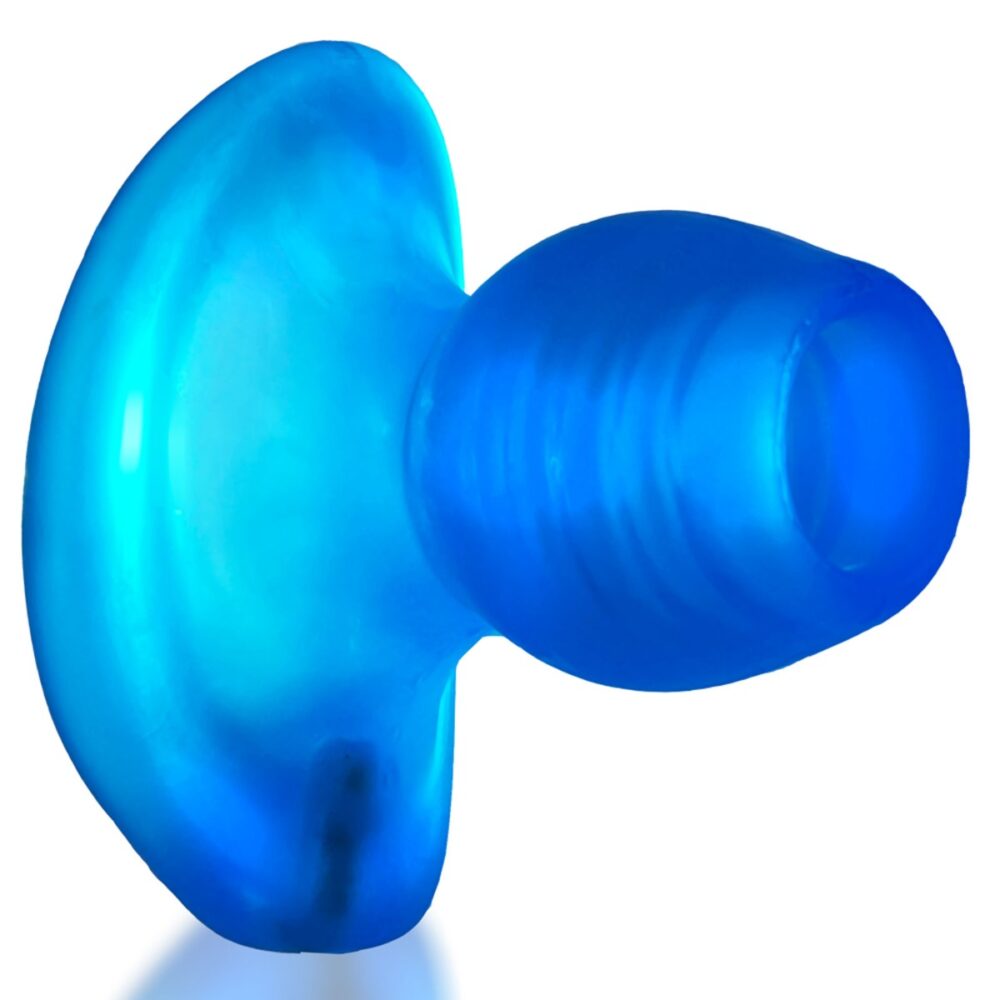 Oxballs Glowhole 2 Hollow Buttplug With LED Insert Blue Morph Large