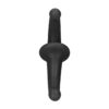 Silicone Strapless Strapon - Black - Image 3