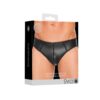 Ouch Neoprene Open Back Jockstrap SM Black - Image 2