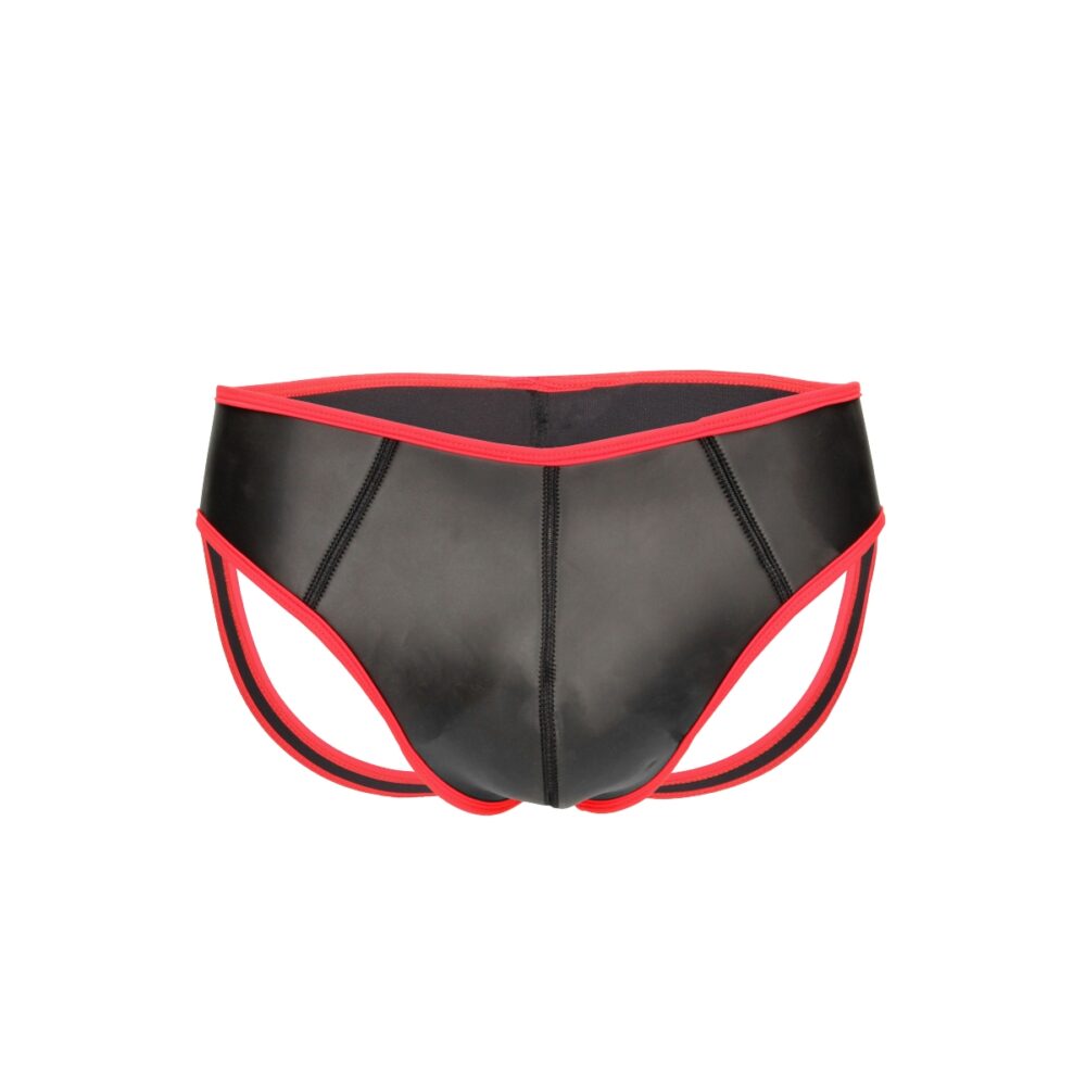 Ouch Neoprene Open Back Jockstrap SM Red