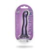 Ouch Ultra Soft Silicone Curvy G Spot Dildo 7inch Metallic Purple - Image 2