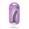 Ouch Smooth Silicone G Spot Dildo 5inch Metallic Purple - Image 2