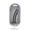 Ouch Smooth Silicone G Spot Dildo 6inch Metallic Grey - Image 2