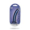 Ouch Smooth Silicone G Spot Dildo 6inch Metallic Blue - Image 2