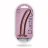 Ouch Smooth Silicone G Spot Dildo 7inch Metallic Rose - Image 2