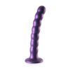 Beaded Silicone G-Spot Dildo - 6 5'' / 16 5 cm 3"" - Image 4