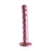 Beaded Silicone G-Spot Dildo - 6 5'' / 16 5 cm 4"" - Image 3