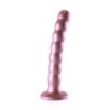 Beaded Silicone G-Spot Dildo - 6 5'' / 16 5 cm 4"" - Image 4