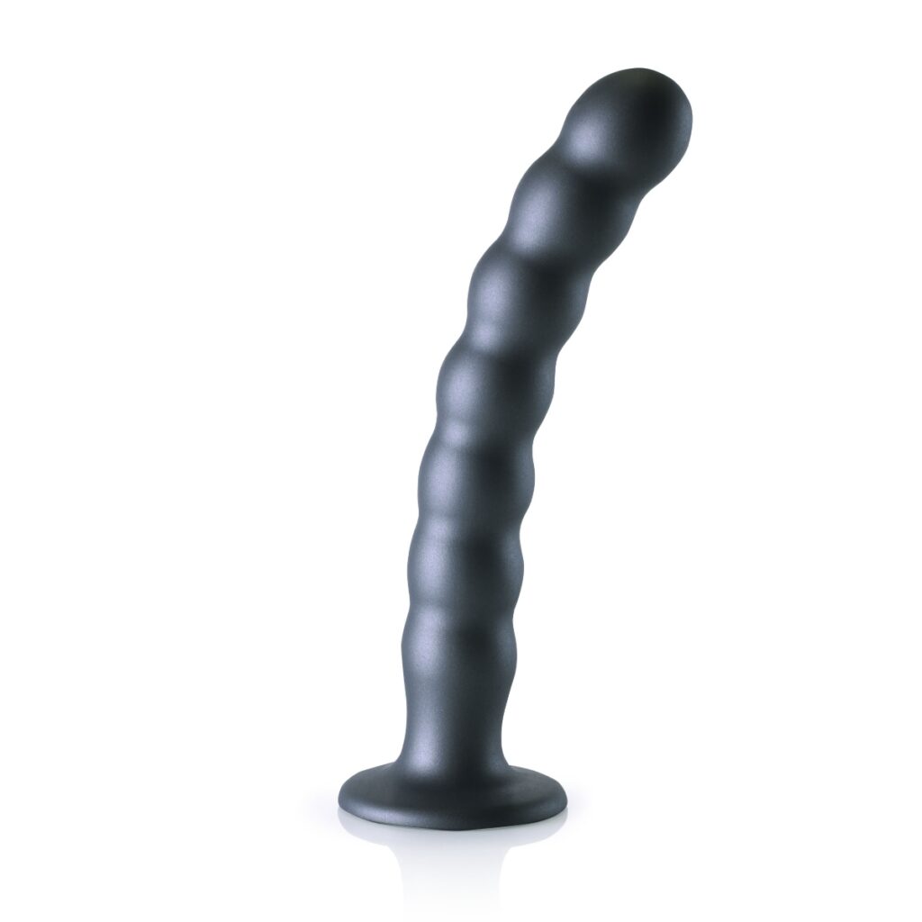 Beaded Silicone G-Spot Dildo - 8'' / 20 5 cm 1""