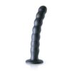 Beaded Silicone G-Spot Dildo - 8'' / 20 5 cm 1"" - Image 3