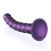 Beaded Silicone G-Spot Dildo - 8'' / 20 5 cm 3"" - Image 4