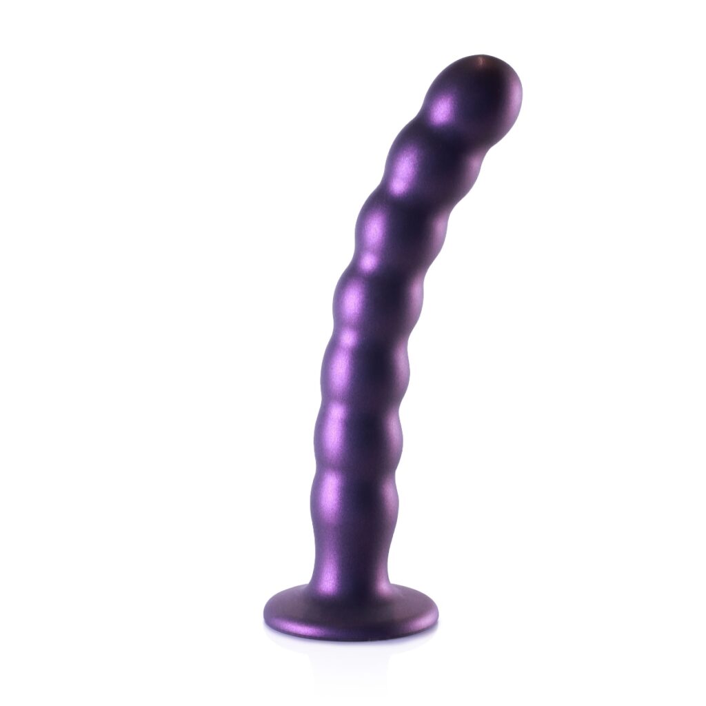 Beaded Silicone G-Spot Dildo - 8'' / 20 5 cm 3""