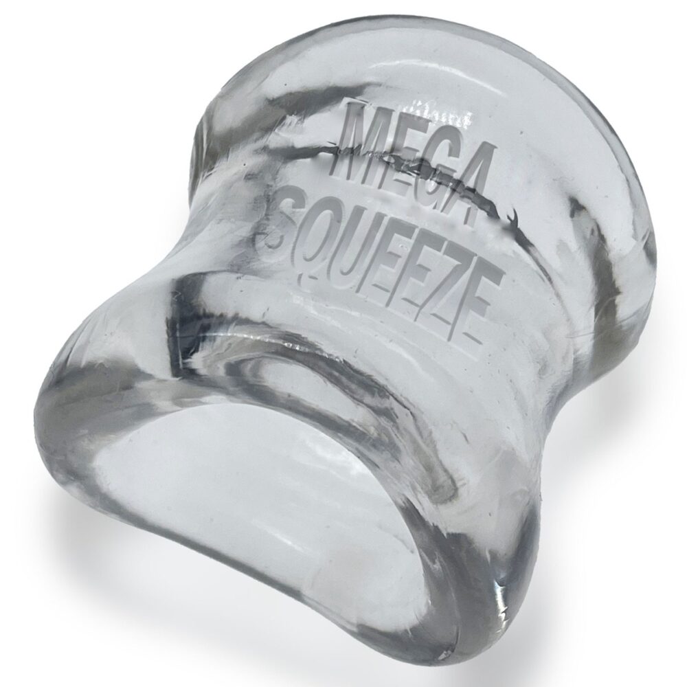 Oxballs Mega Squeeze Ergofit Ballstretcher Clear