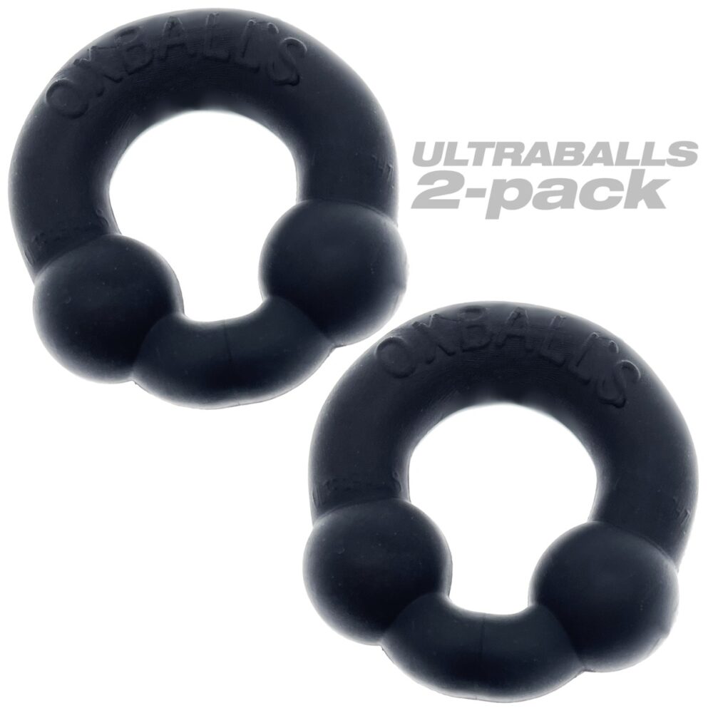 Oxballs Ultraballs 2-Pack Cockring - Plus + Silicone Special Edition Night